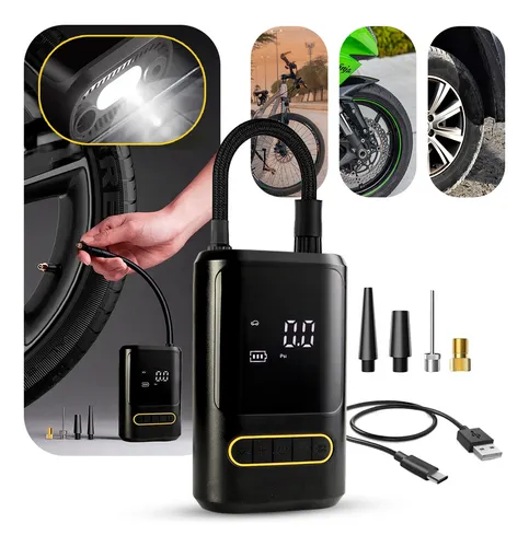 Miniatura 2 de COMPRESOR PORTATL RECARGABLE PREMIUM